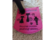 Stickdatei ITH - Wimpel Ösen "Miezwohnung 3"